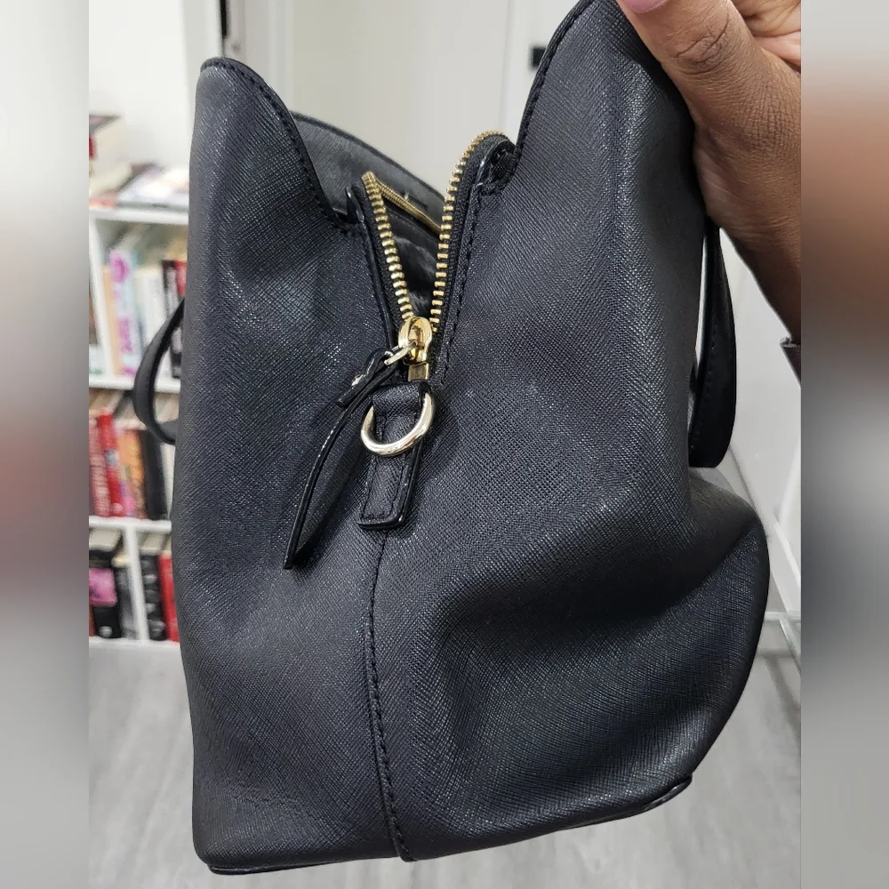 Kate Spade Black Saffiano Leather Satchel